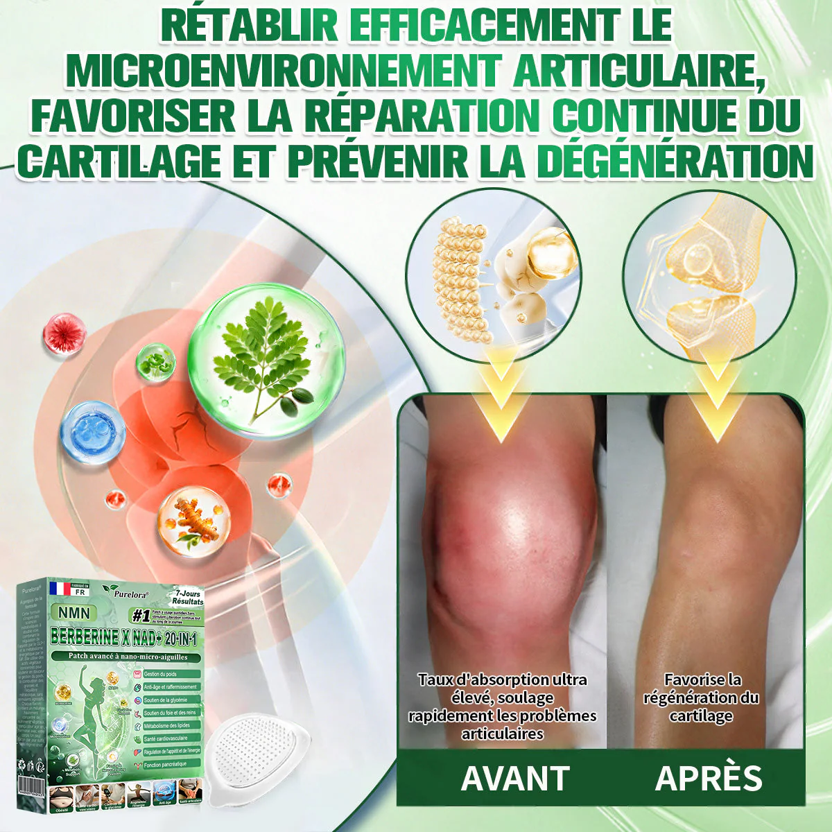 🇫🇷Pharmacie en ligne française🏥𝐏𝐮𝐫𝐞𝐥𝐨𝐫𝐚® NAD × 𝑬𝑮𝑪𝑮 20-𝒆𝒏-𝟏 𝐏𝐚𝙩𝙘𝙝 𝙈𝙞𝙘𝙧𝙤𝙣é𝙚𝒅𝒍𝒆 𝑨𝒗𝒂𝐧𝐜é 𝙉𝙖𝒏𝒐 (𝐔𝐧𝐞 𝐬𝐞𝐮𝐥𝐞 𝐟𝐨𝐢𝐬 𝐩𝐚𝐫 𝐣𝐨𝐮𝐫, 𝐜𝐡𝐚𝐧𝐠𝐞𝐦𝐞𝐧𝐭𝐬 𝐯𝐢𝐬𝐢𝐛𝐥𝐞𝐬 𝐞𝐧 𝟕 𝐣𝐨𝐮𝐫𝐬) ✅𝐏𝐨𝐮𝐫 𝐥’𝐨𝐛é𝐬𝐢𝐭é, 🅟🅔🅐🅤 🅡🅔🅛â🅒🅗é🅔,𝐝𝐢𝐚𝐛è𝐭𝐞, 𝐚𝐩𝐧é𝐞 𝐝𝐮 𝐬𝐨𝐦𝐦𝐞𝐢𝐥, 𝐩𝐫𝐨𝐛𝐥è𝐦𝐞𝐬 𝐚𝐫𝐭𝐢𝐜𝐮𝐥𝐚𝐢𝐫𝐞𝐬, 𝐞𝐭 𝐛𝐢𝐞𝐧 𝐩𝐥𝐮𝐬 - Image 13