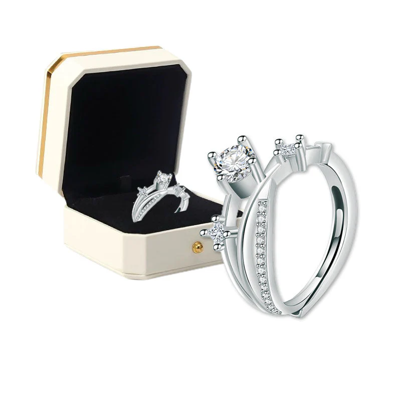 👩⚕️🔥 DERNIER JOUR -80% :👩⚕️ Bague de Magnétologie Lymphatique en Diamant CZTICLE® - Image 14