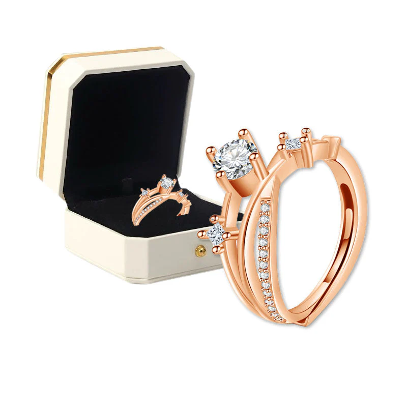 👩⚕️🔥 DERNIER JOUR -80% :👩⚕️ Bague de Magnétologie Lymphatique en Diamant CZTICLE® - Image 17
