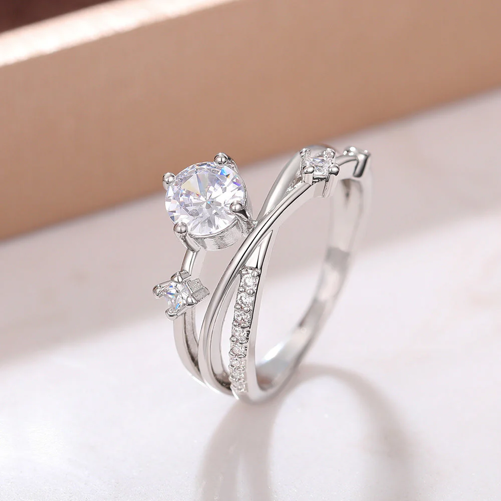 👩⚕️🔥 DERNIER JOUR -80% :👩⚕️ Bague de Magnétologie Lymphatique en Diamant CZTICLE® - Image 2
